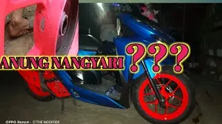 HONDA Click repaint to fluorescent red