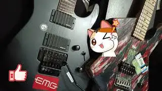 EMG HZ4 JACKSON DXMG / HELLFISH HOMEMADE GUITAR / STINGREY DEAN MIC. PRUEBA DE SONIDO ! #emgpickups