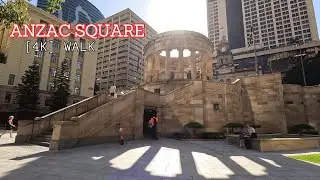ANZAC Square, Brisbane || [4K] Ambient Walk