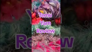 Crocheting with Temu yarns! Review & Experience #yarn #crochet #yarntube #temufinds #temuhaul