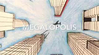 How to draw easy 'One Point Perspective Drawing' | Megalopolis City