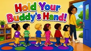 Hold Your Buddy's Hand #preschoolsongs #singalongsongs
