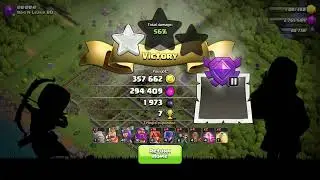 GOVAWI Attack | Golem Valkyrie Witch | Clash of Clans D-08