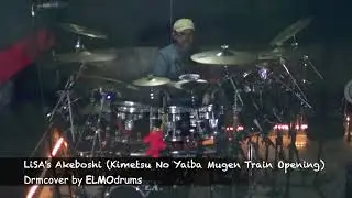 LiSA's Akeboshi DrumCover