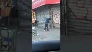 Walking in the south Bronx,￼ homeless epidemic #nyc #homeless #zombie #bronx