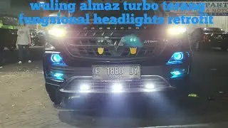 wuling almaz turbo upgrade lampu headlights