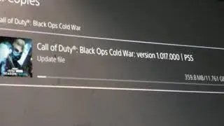 CALL OF DUTY BLACK OPS COLD WAR WARZONE SEASON 3 UPDATE VERSION 1.17 DOWNLOADING CROSS GEN 5/17/2021