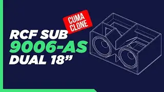 SKEMA RCF SUB 9006-AS SUBWOOFER 2x18 INCH