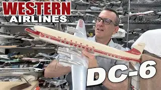 Western Airlines DC-6 Calgary Service Historical | Model Moment with Henry Tenby