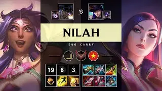 Nilah ADC vs Caitlyn: Triple Kill, Legendary - VN Grandmaster Patch 14.24
