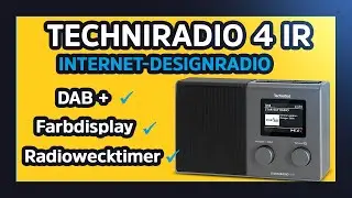 TECHNIRADIO 4 IR | Kompaktes DAB+/UKW/Internet-Designradio mit Farbdisplay | TechniSat