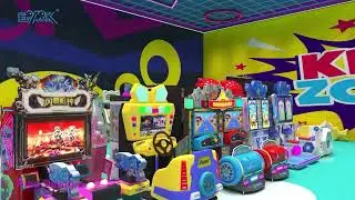EPARK  300㎡ Algeria Venue Game Machine Hall Amusement Park 3d Design#arcadegamemachine #eparkmachine
