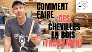 comment faire des chevilles en bois   4K