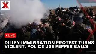 Dilley Protest Arrests LIVE : Demonstrators Clash With Law Enforcement At Dilley Facility