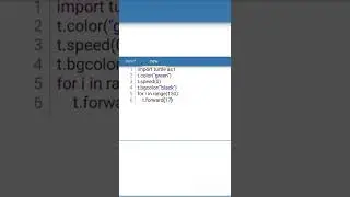 python turtle module.
