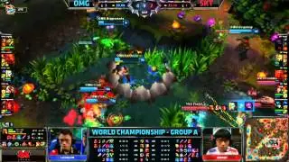 OMG vs SKT - Highlights - Worlds Group Stage D1G5