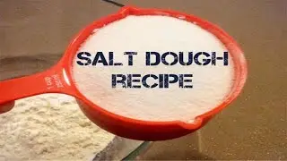 How to Make Salt Dough Santa Hand Print Ornaments | Easy Christmas craft for kids