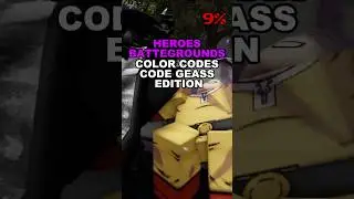 🪻Code Geass in HEROES Battlegrounds! (Color Codes Roblox) #heroesbattlegrounds #hbg #robloxfyp