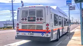 OCTA 2008 New Flyer C40LFR #7549 Route 38 to Lakewood Del Amo/Pioneer