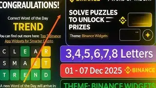 Binance Widgets WODL &ndash; All Correct Answers Today!  | Today&rsquo;s WODL Reveal: Master the Binance Widgets