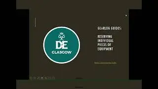 Gearlog Guides Ep3: Reserving Individual Equipment