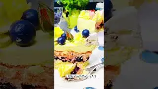 Let&rsquo;s bake ! Blueberry Lemon Mascarpone cake 🫐🍋🫐🍋🫐🍋🫐🍋🎂🍋🫐#cake