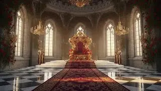 Inside a Luxury Red Rose Mansion Ambience 4K Home Tour