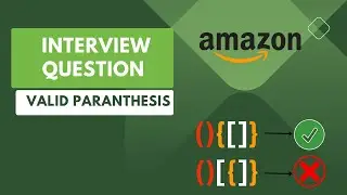 Amazon-Code-Interview - Valid Parentheses - Leetcode 20 - Stack - Javascript