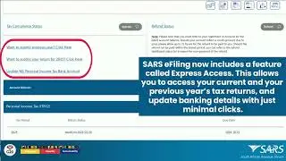 How to Update your Banking Details on eFiling using Express Access