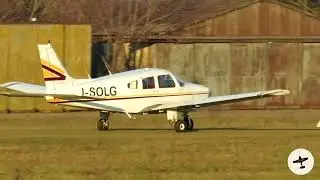 Piper PA-28-181 Archer II (I-SOLG) Landing and Takeoff