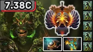 IMMORTAL Match MVP TREANT PROTECTOR Hard Support Gameplay Patch 7.38c - Dota 2 Support