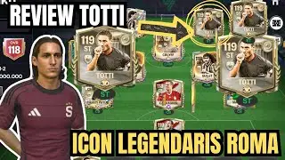 REVIEW TOTTI STARPASS ! ICON LEGENDARIS ROMA ! FC MOBILE