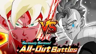Seriously Serious All Out Battles VS Stage 8 First Form Cell | Dragon Ball Z Dokkan Battle