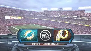Madden NFL 16 - Miami Dolphins Vs Washington Redskins Simulation Week 1