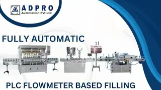 ADPRO FULLY AUTOMATIC PLC FLOWMETER BASED 6 HEAD FILLING MACHINE @adproautomation248 #edibleoils