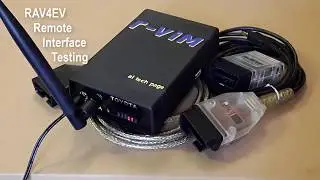Remote Diagnostic Interface Testing on RAV4EV