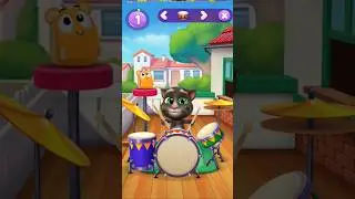 TALKING TOM 2 LEVEL 1 🎮🎯#talkingtom #gaming #unstableblush 🎀
