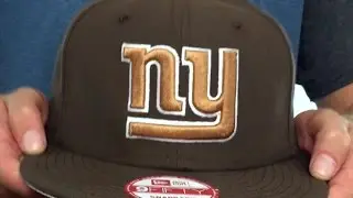 NY Giants 'TEAM-BASIC SNAPBACK' Brown-Wheat Hat by New Era