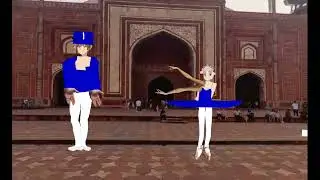Hetalia  Czechia and Slovakia.  Nikiya and Solor. Fighting. Throw Zombie