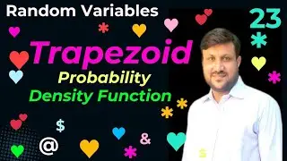 Compute probabilities for p d f By using Area of Trapezoid | Area of Trapezoid