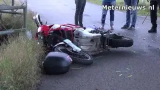 Ernstig motorongeval in Anreep