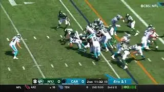 sam darnold already seeing ghosts..