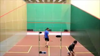 Squash drills: straight-straight-boast