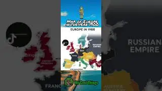 Europe in 1900 #maps #geography #europe #history #shorts #fyp #map