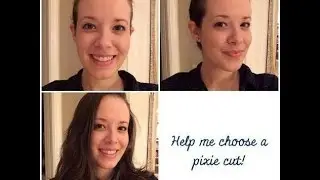 haircut long to pixie transformation!!