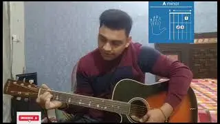 Beginner Guitar Day 1 | First 2 Chords (E minor & A minor) | Acoustic Guitar