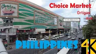 4K | Choice Market Ortigas Ave. Walk Tour Pasig Metro Manila Philippines