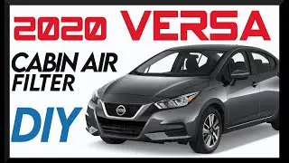 How to replace cabin air filter on 2020 Nissan Versa - DIY.