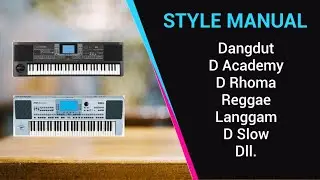 Berbagi style manual mirip pa 600 korg pa50 & microarranger