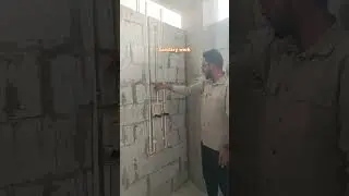 Sanitary  work | #civil #buildingservicesengineering #civilwork #home #engineering
